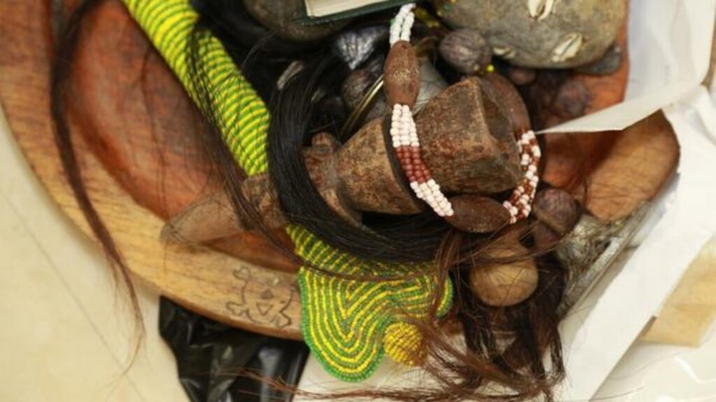 Talismans seized by Dubai Customs.